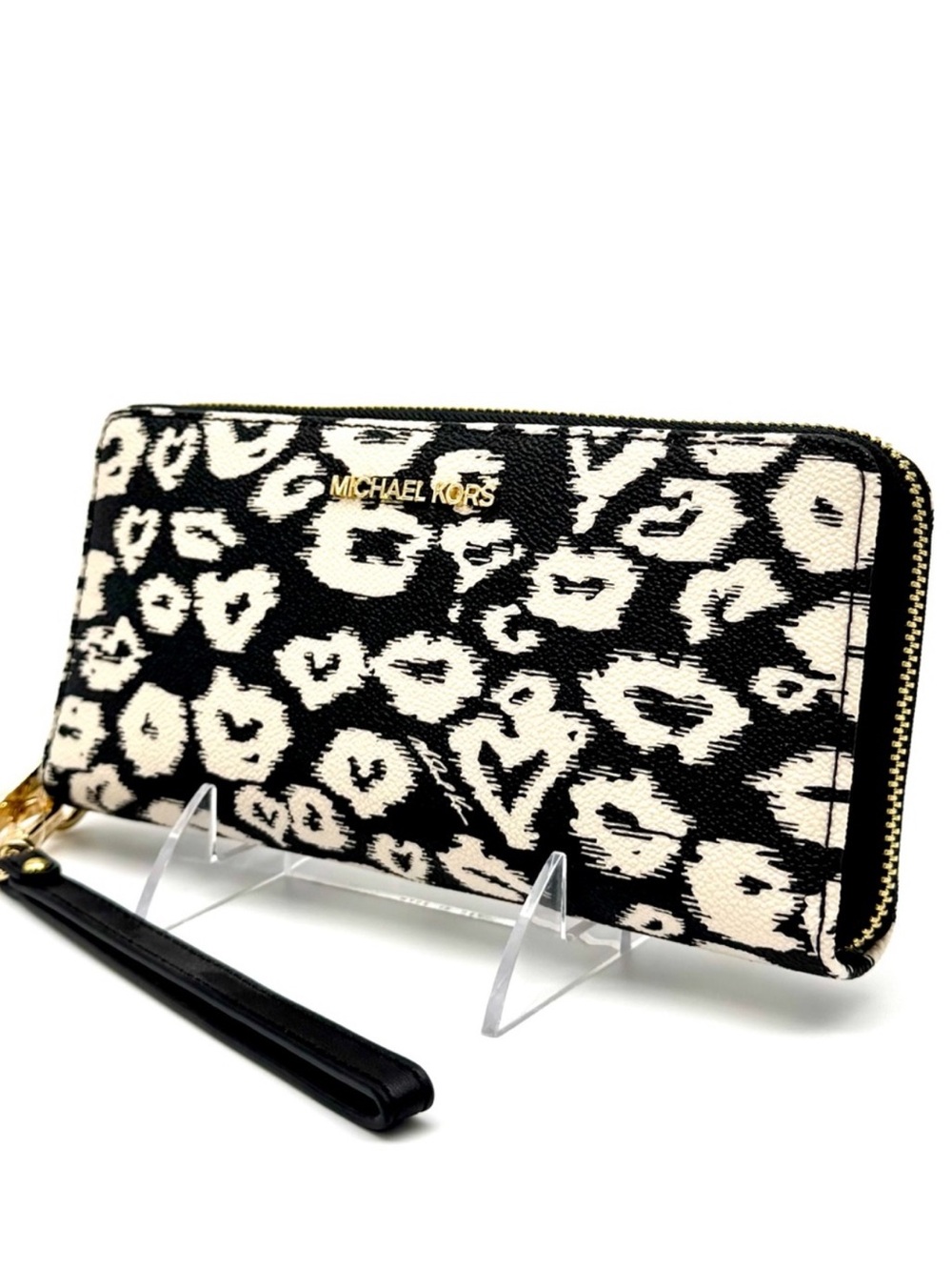 Michael Kors Large Continental Wallet - Black Multi